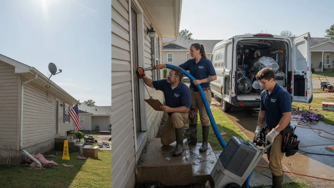 Ceiling Water Damage Restoration in Pleasureville, KY near me